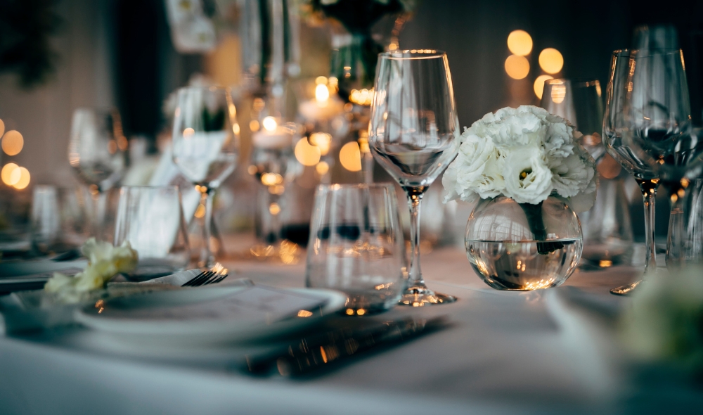 luxurious setting