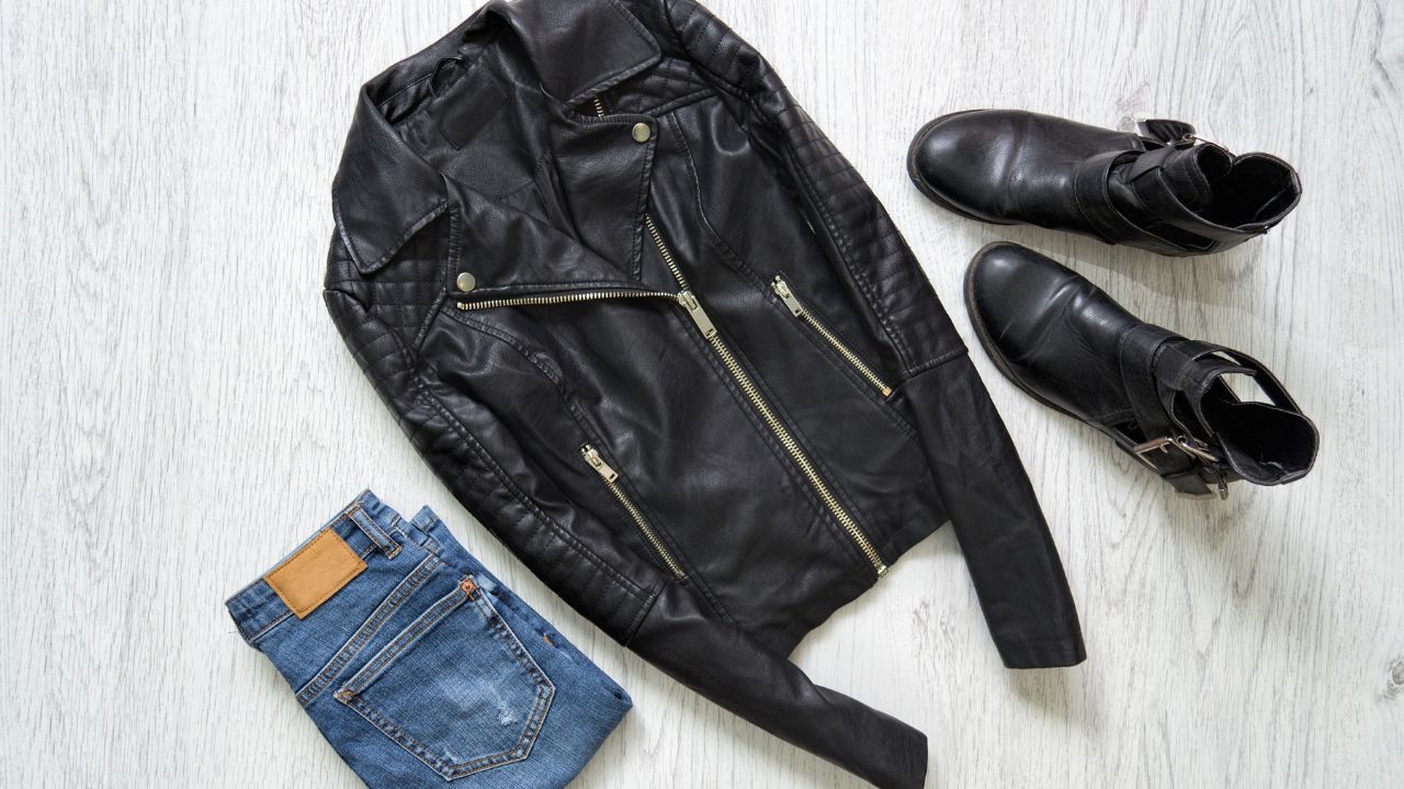 leather jacket outfits