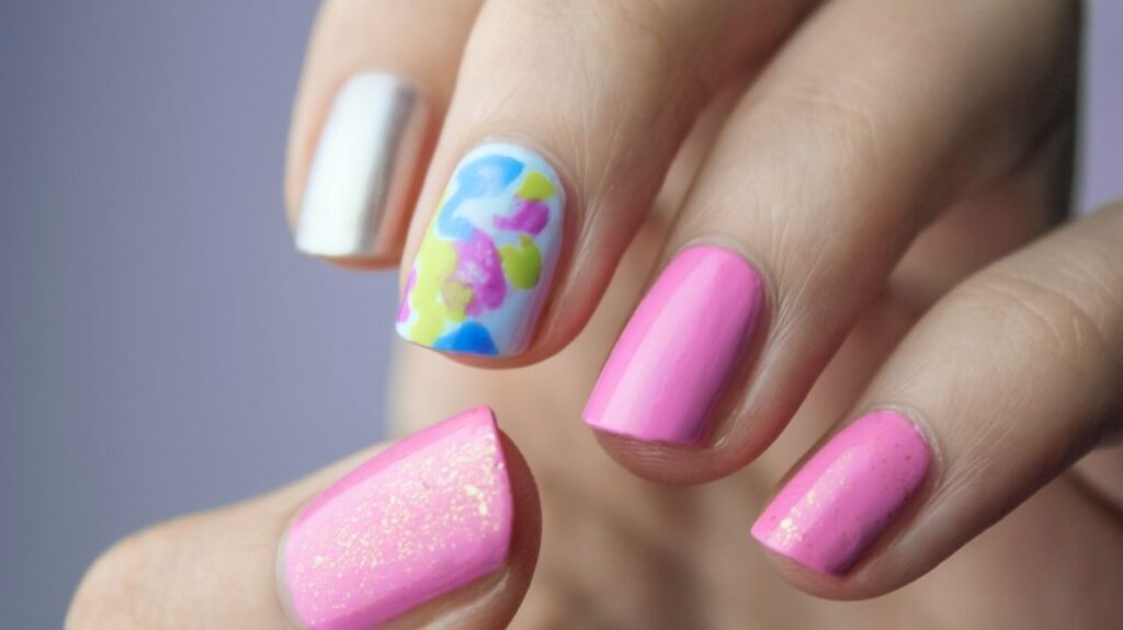 acrylic winter nails