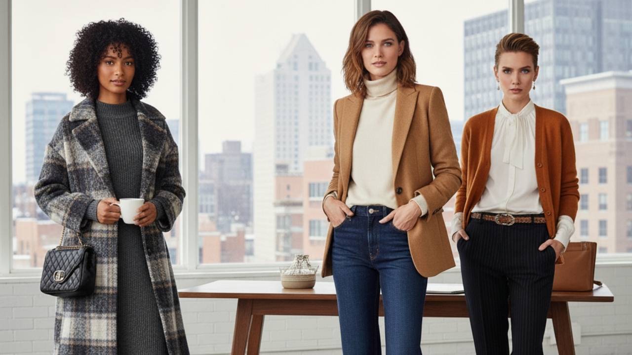business casual winter outfits