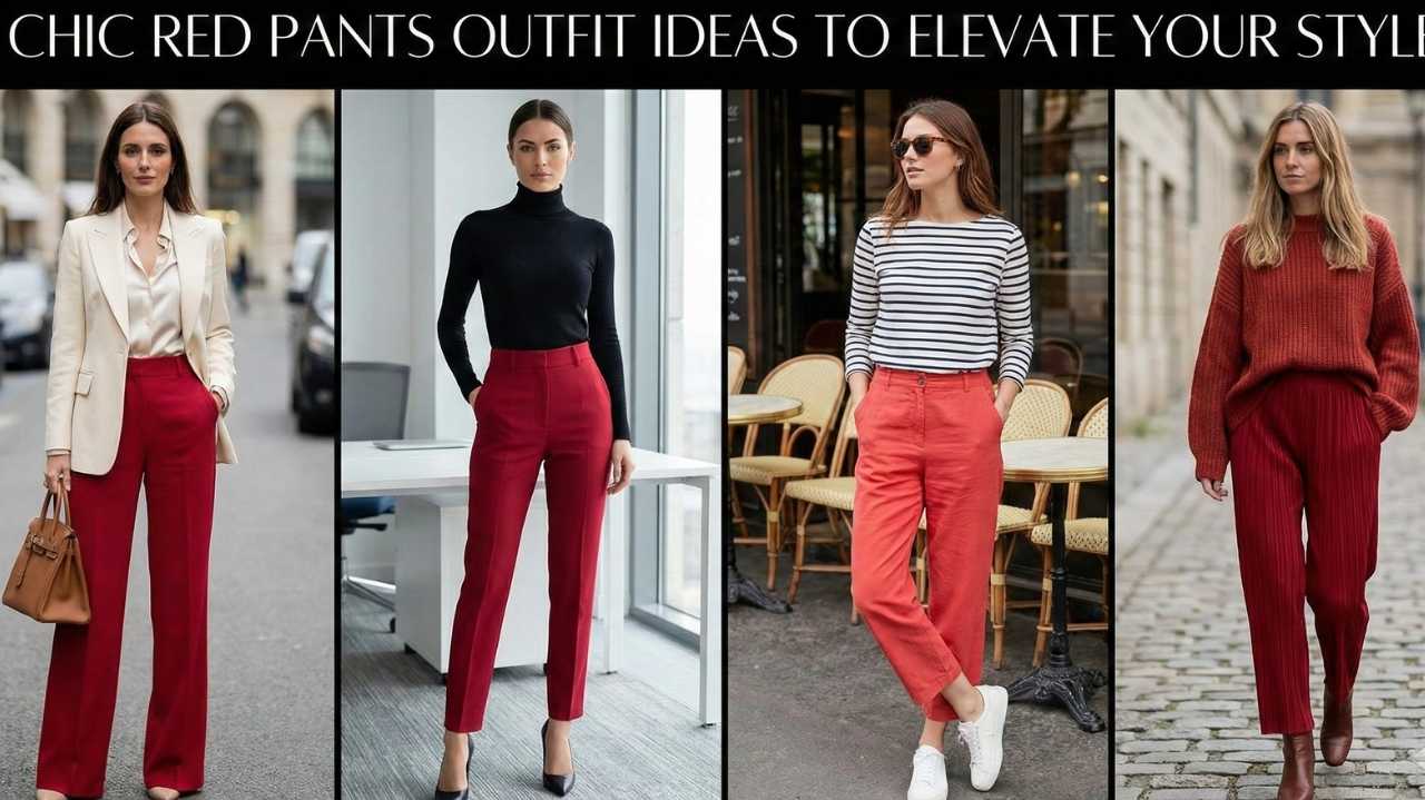 red pants outfit