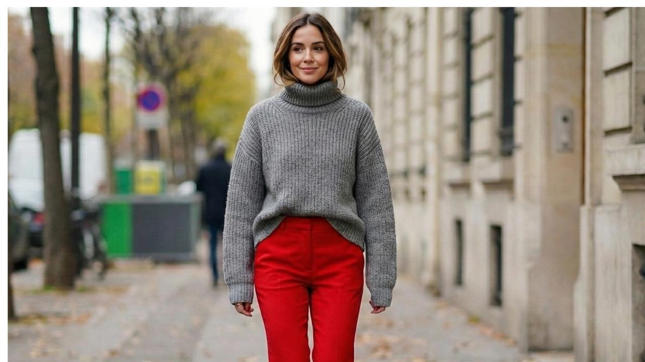 red pants outfit