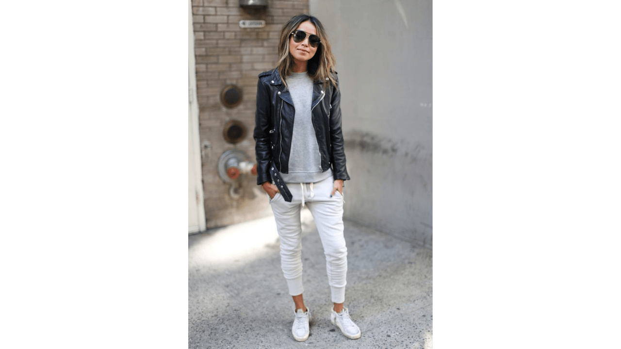 grey sweatpants outfit