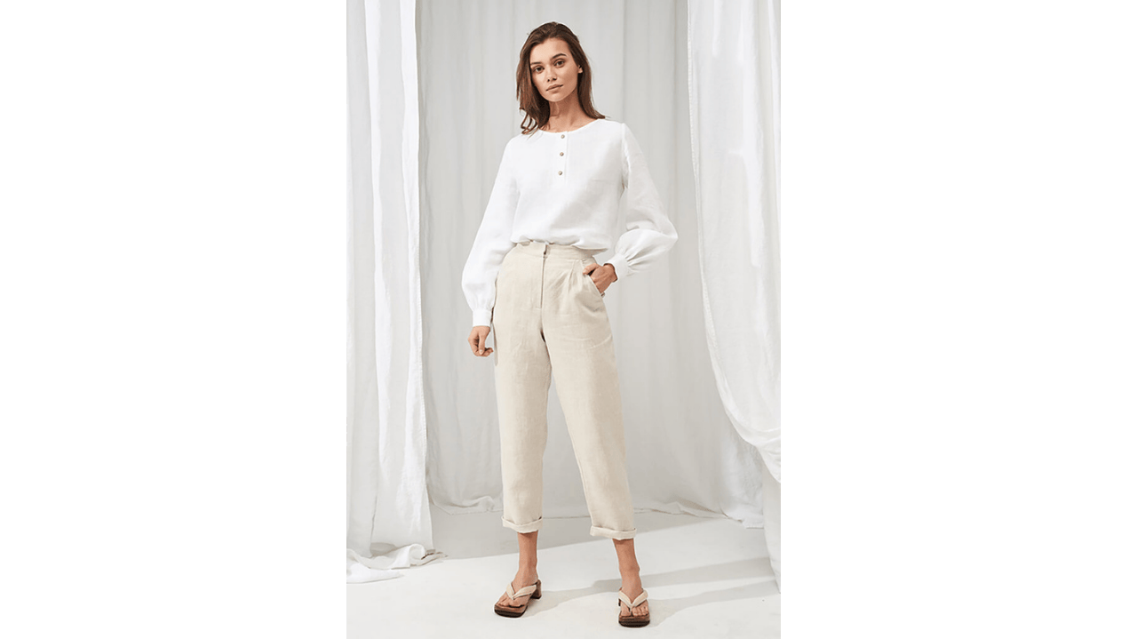 what to wear with linen pants