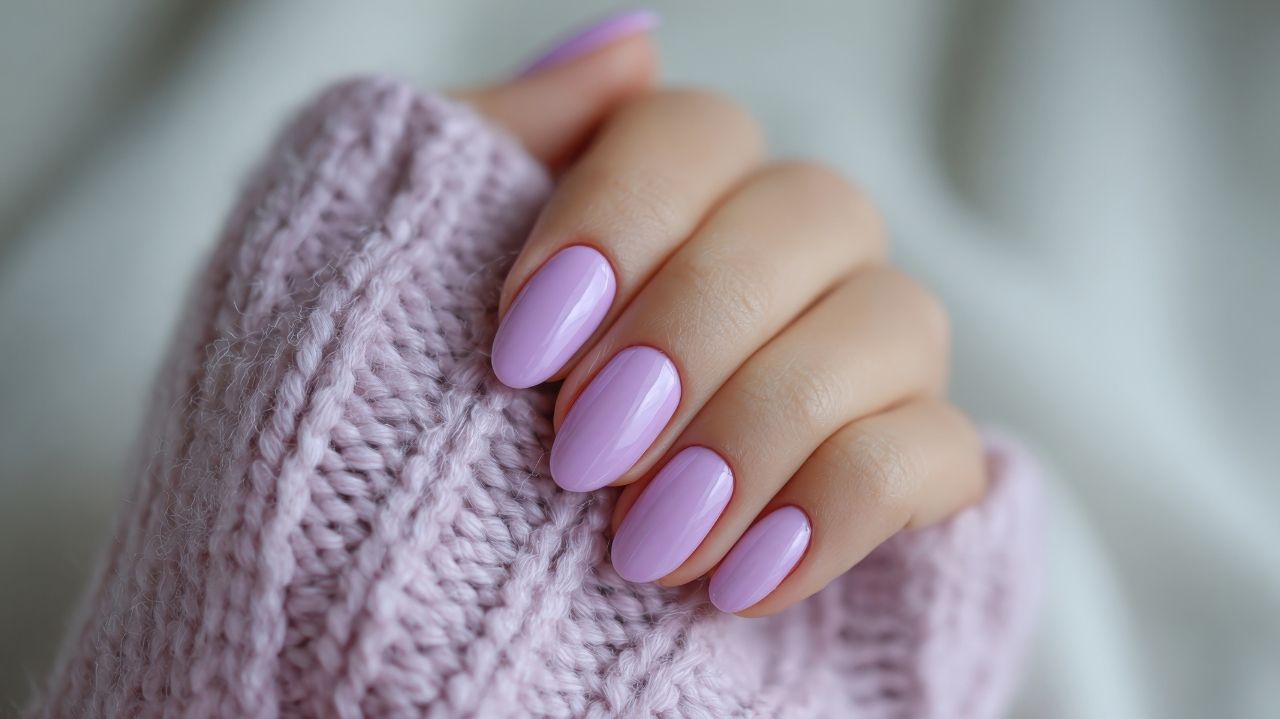 acrylic winter nails