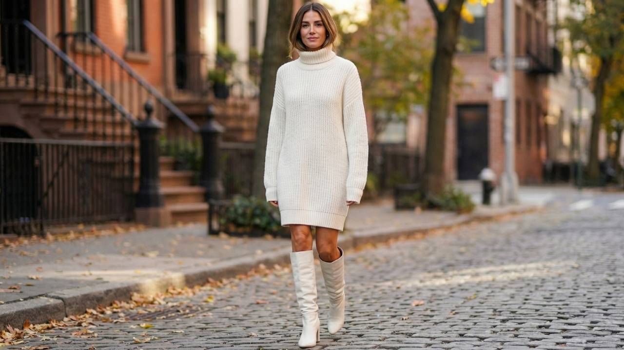 white boots outfit