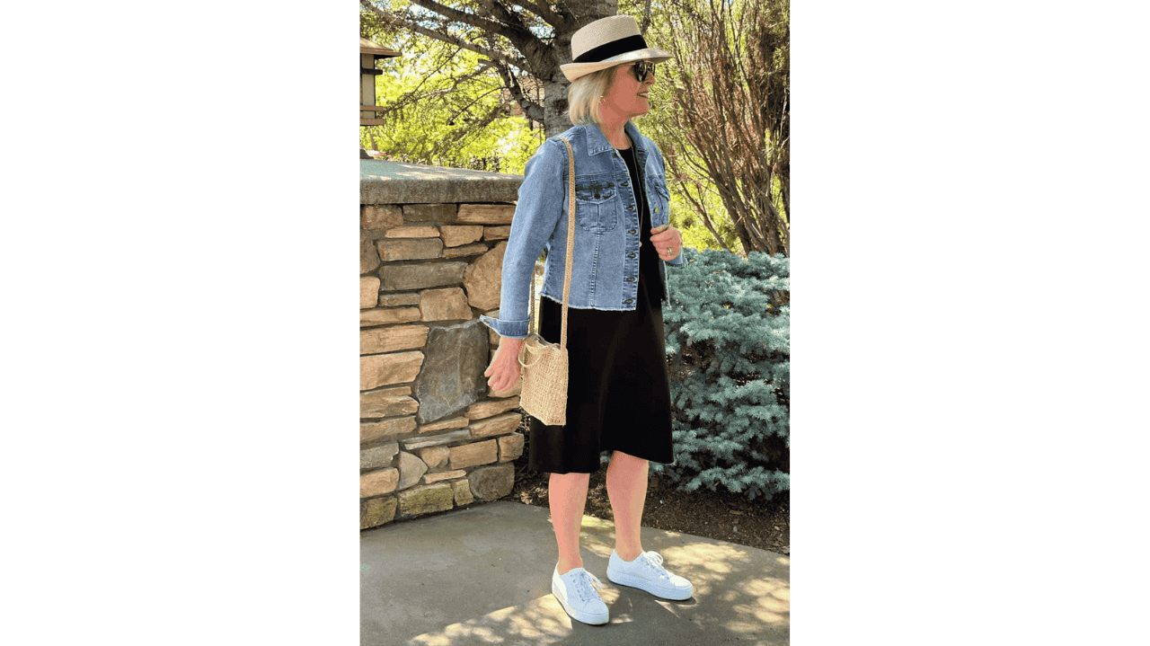 what to wear with a jean jacket